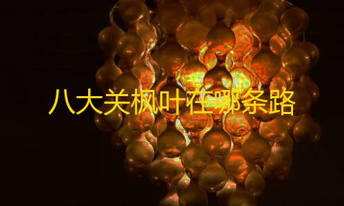 暗区突围免费科技苹果版八大关枫叶在哪条路